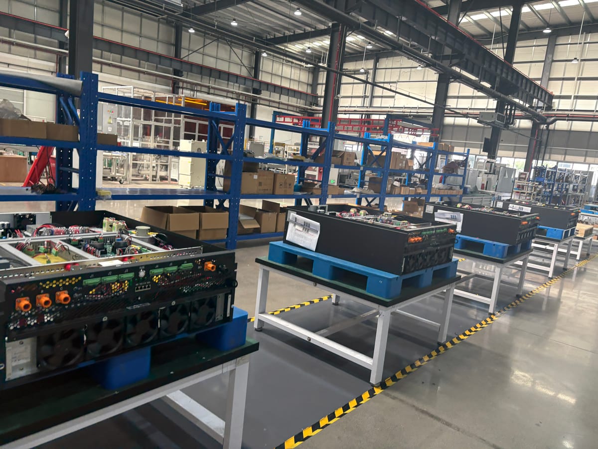Battery Pack Testing Area
